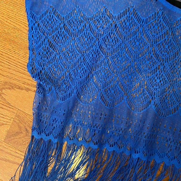 H&M lace fringe crop top - Picture 3 of 4